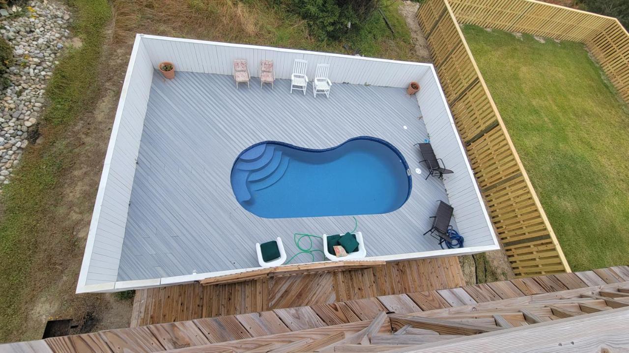 8018 Beach Rd, Semi-Oceanfront, Pool/Hot Tub Nags Head Exterior photo