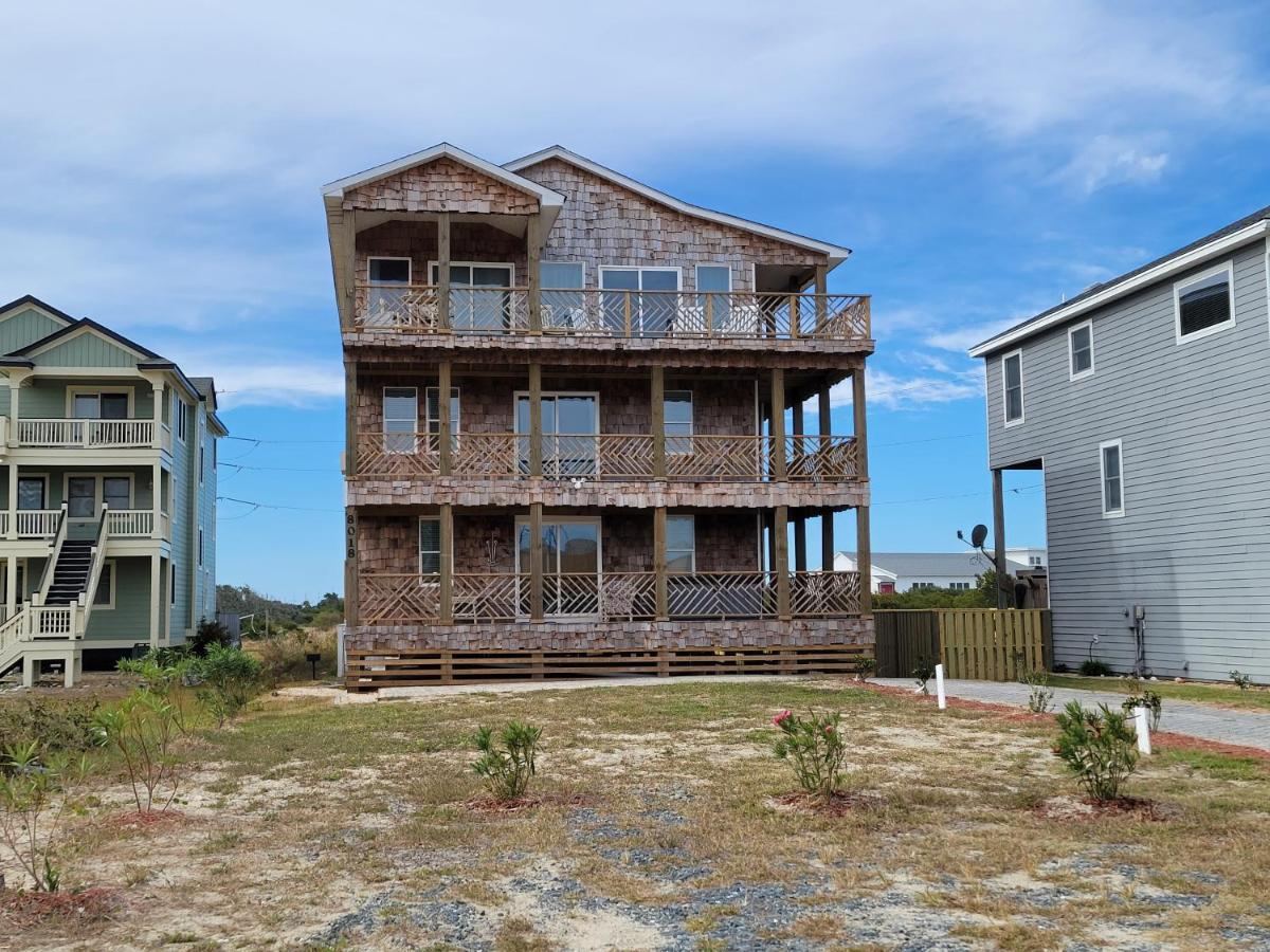 8018 Beach Rd, Semi-Oceanfront, Pool/Hot Tub Nags Head Exterior photo