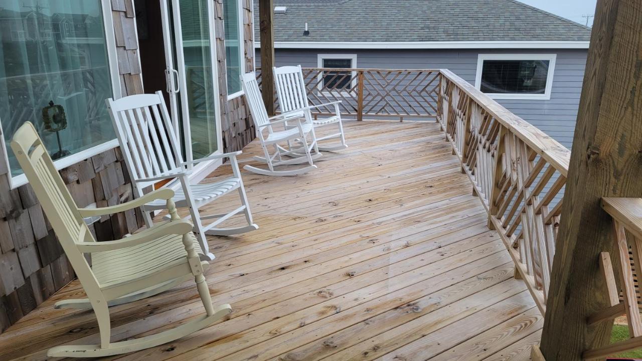 8018 Beach Rd, Semi-Oceanfront, Pool/Hot Tub Nags Head Exterior photo